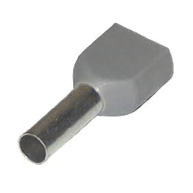 SWA 0.75mm Insulated Bootlace Ferrule Grey - Twin Entry