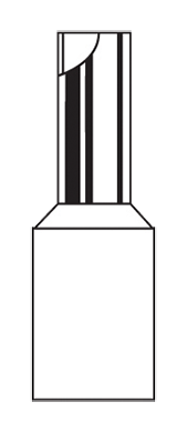 Term Tech 0.75mm Insulated Bootlace Ferrule White (Pack of 100)