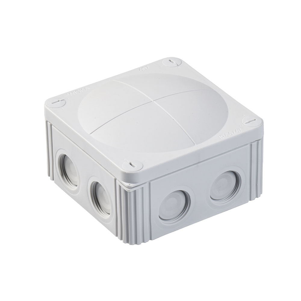 Wiska 110 x 110 x 66mm PVC Enclosure IP66 Grey