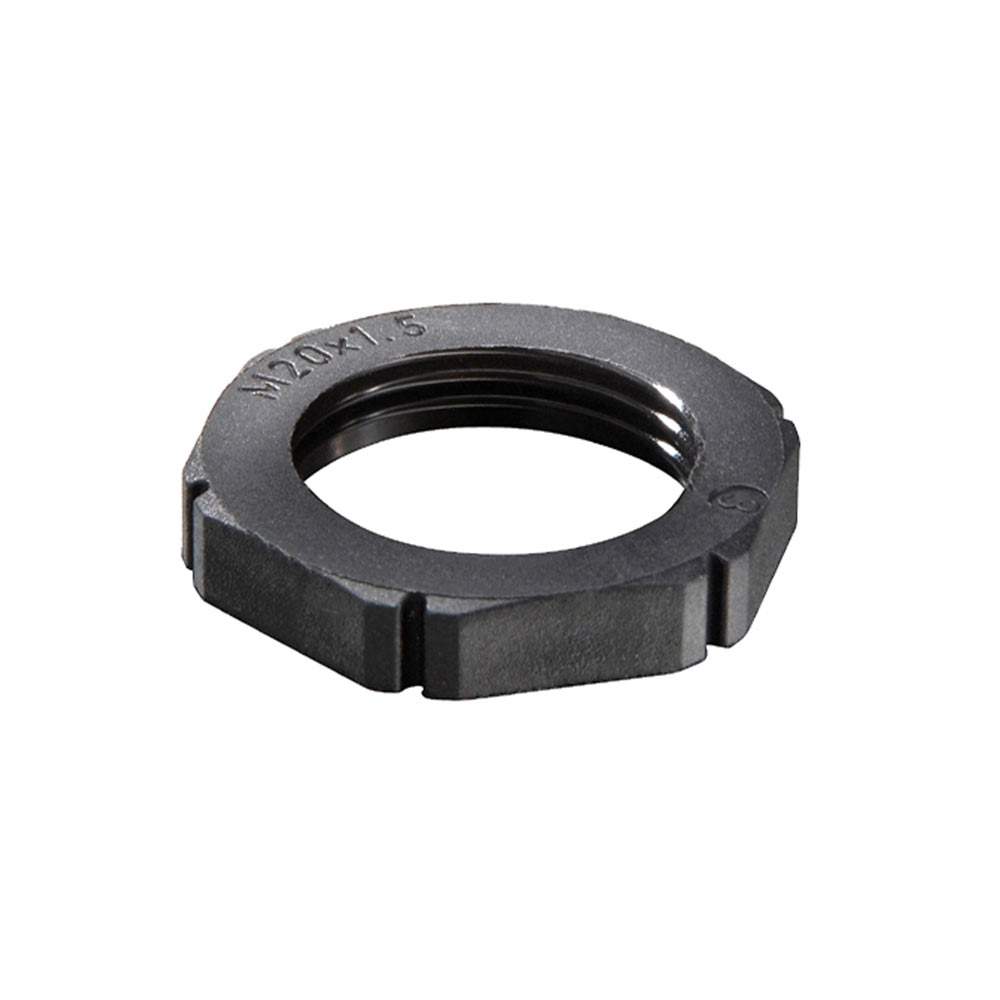 Wiska M32 SPRINT Polyamide Hex Locknut Black