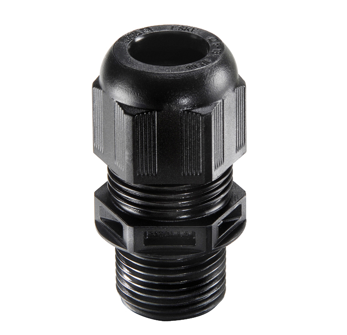 Wiska ESKV-L M20 IP68/69 Cable Gland with Long Thread Black
