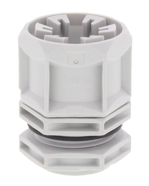 Wiska Trishot ETKV-SET 20mm Polyamide Cable Gland Grey (Box of 50)