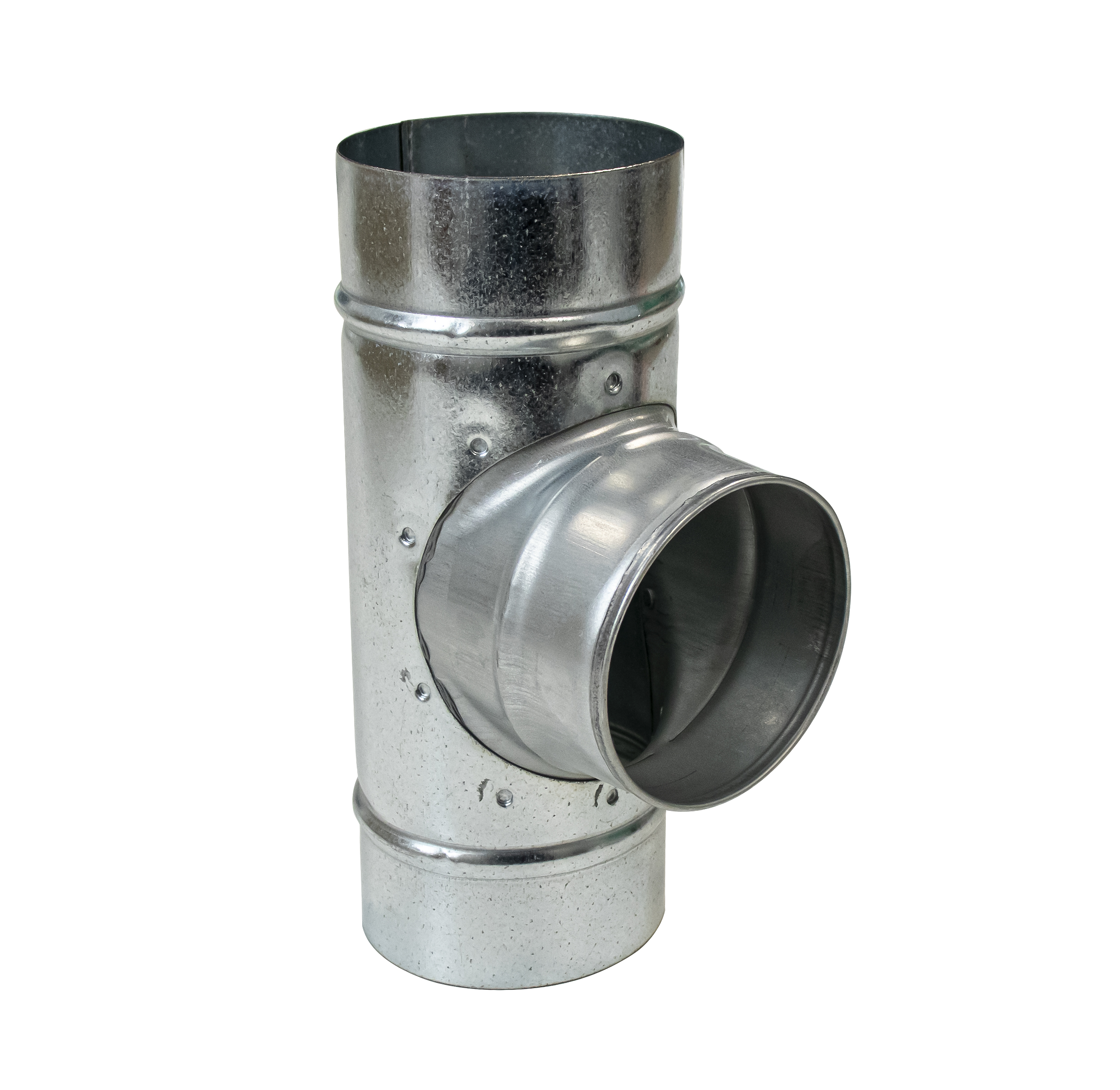 Manrose 100mm Aluminium "T" Piece Connector