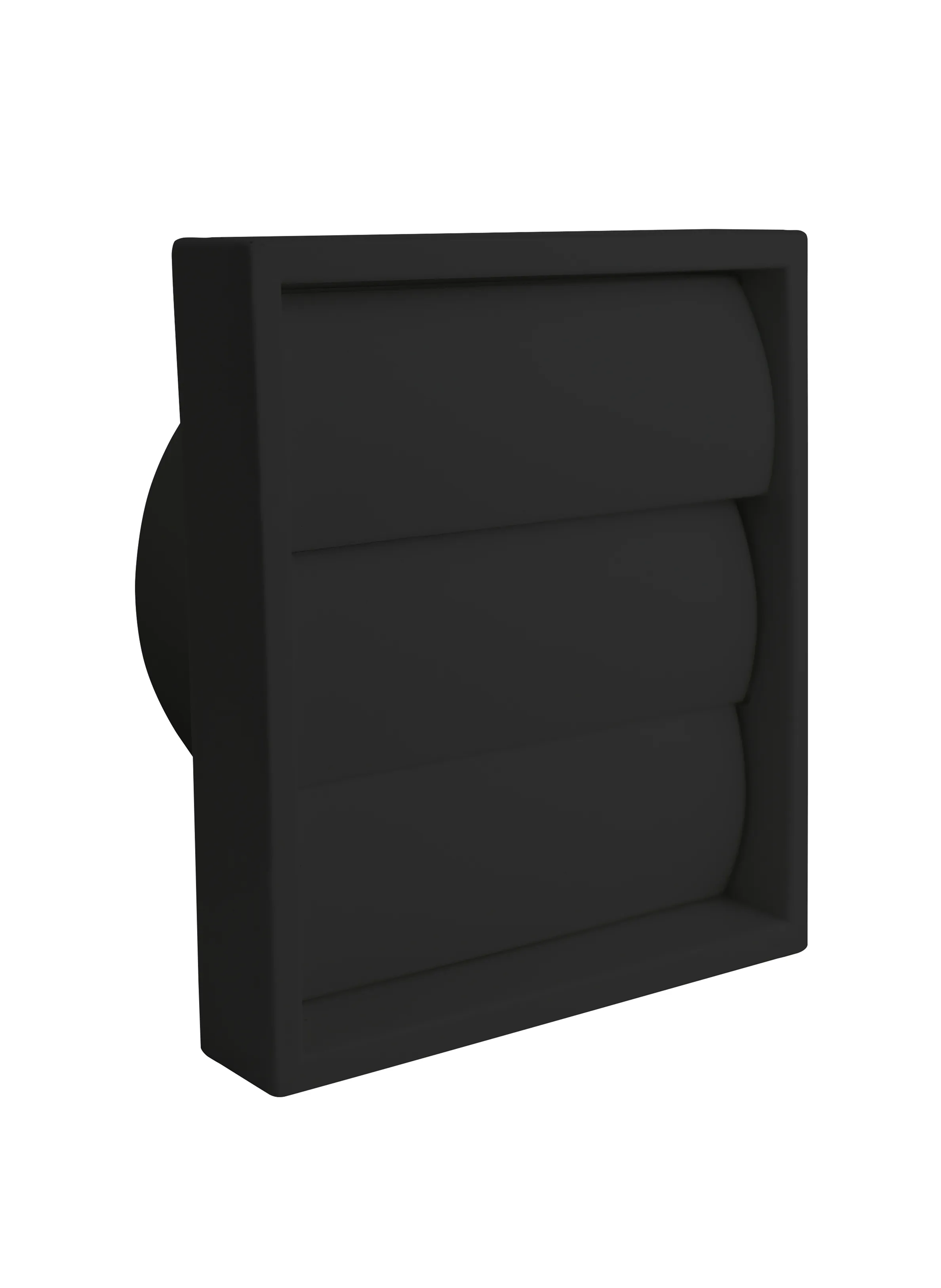 Manrose 100mm / 4" Black Gravity Shutter Grille