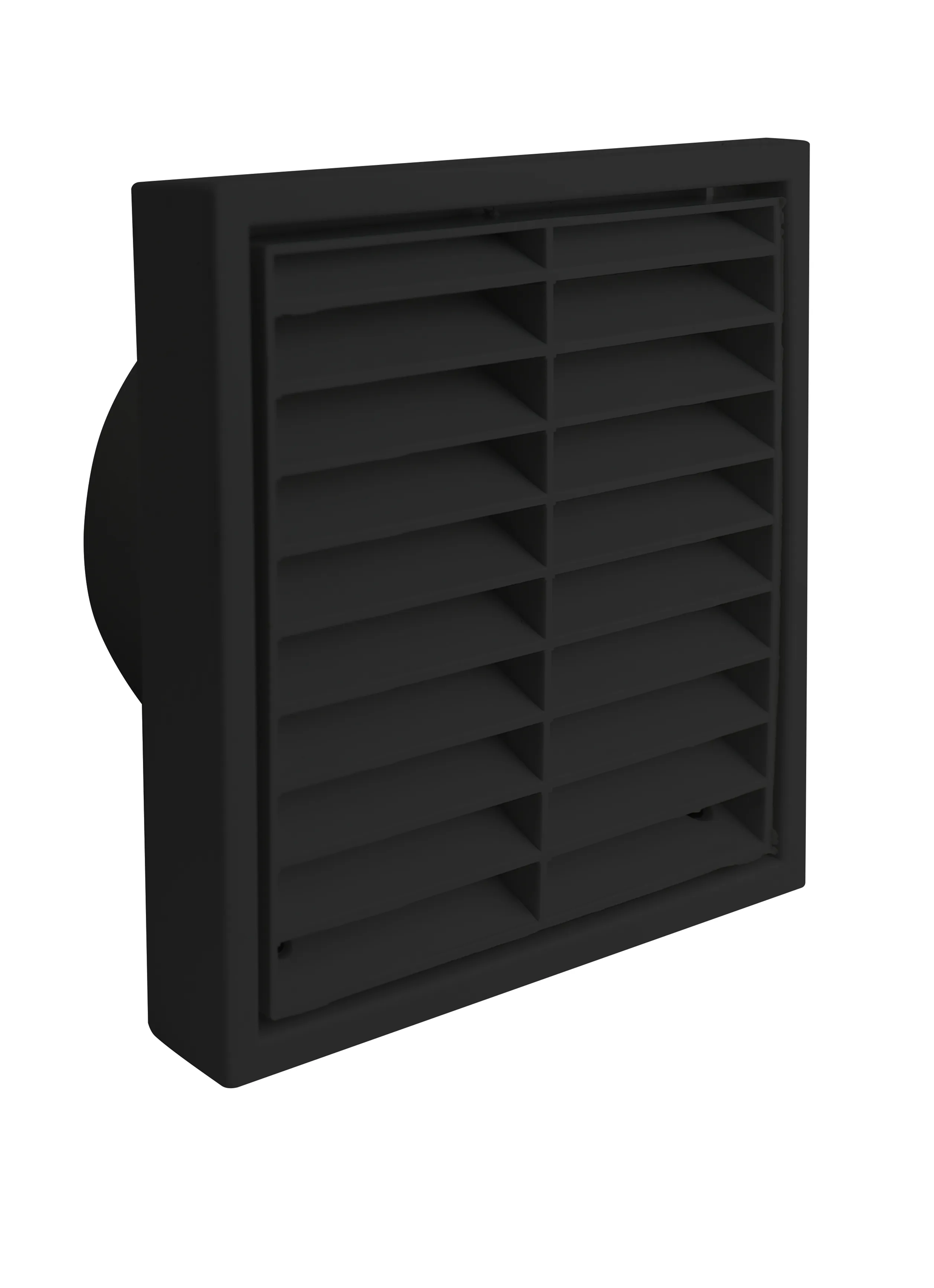 Manrose 125mm / 5" Black Fixed Grillee