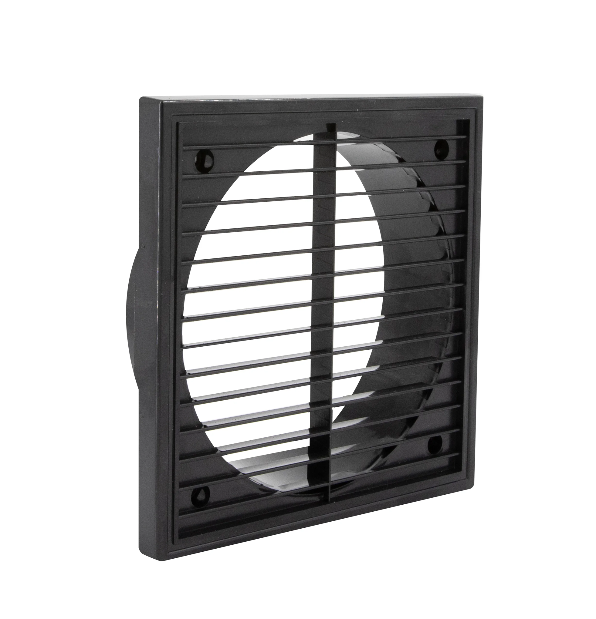 Manrose 150mm / 6" Black Fixed Grille