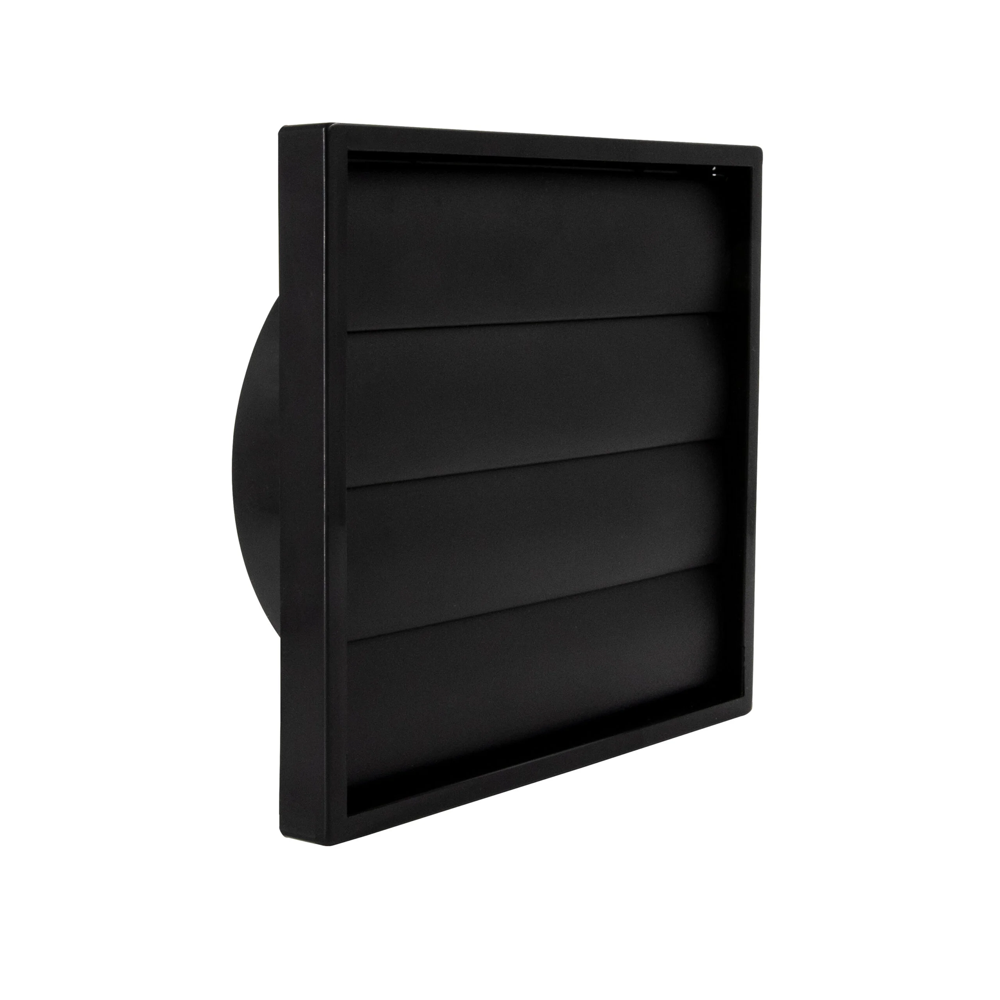 Manrose 150mm / 6" Black Gravity Shutter Grille