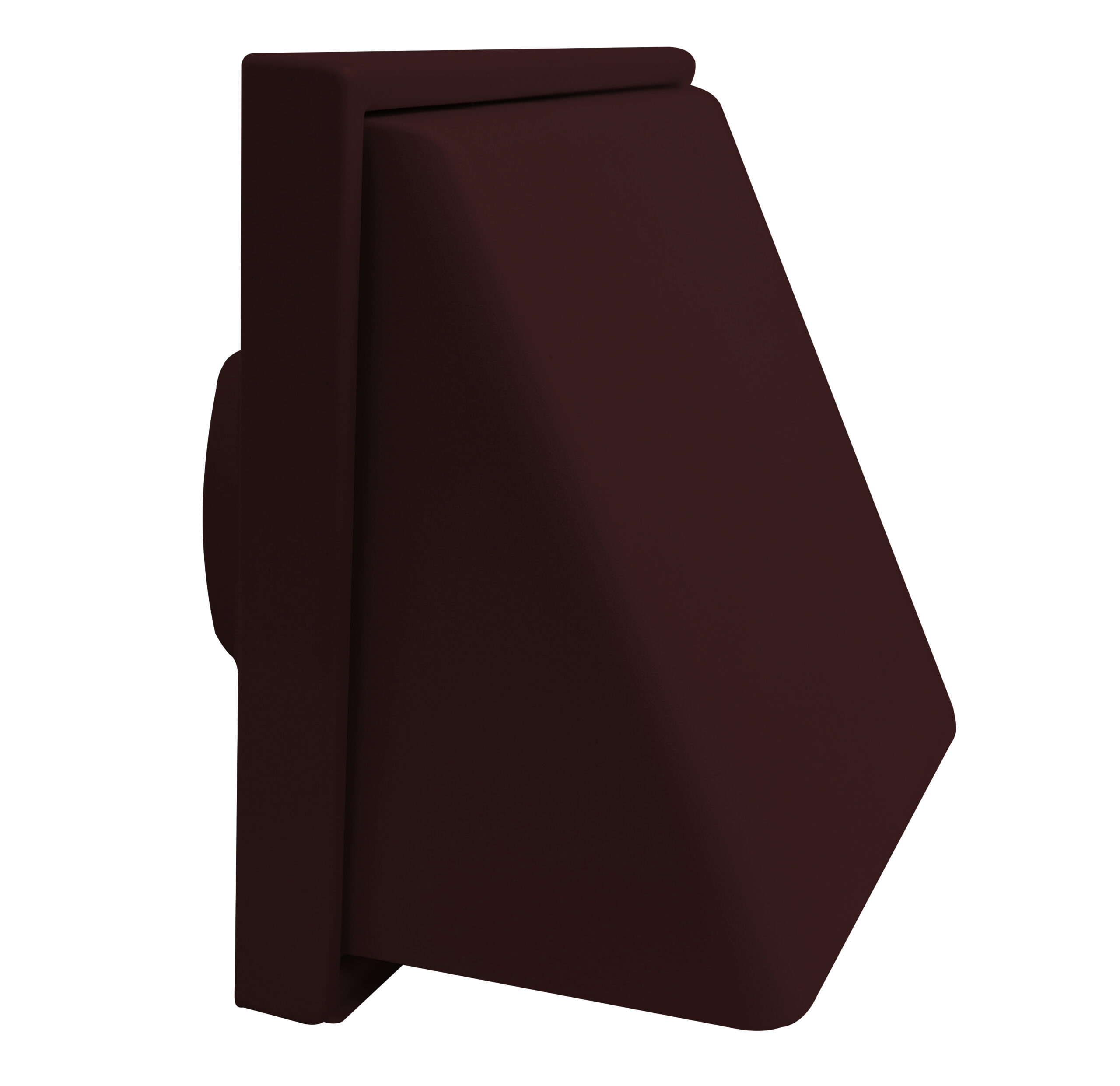 Manrose 100mm Weatherproof Cowled Wall Outlet Brown