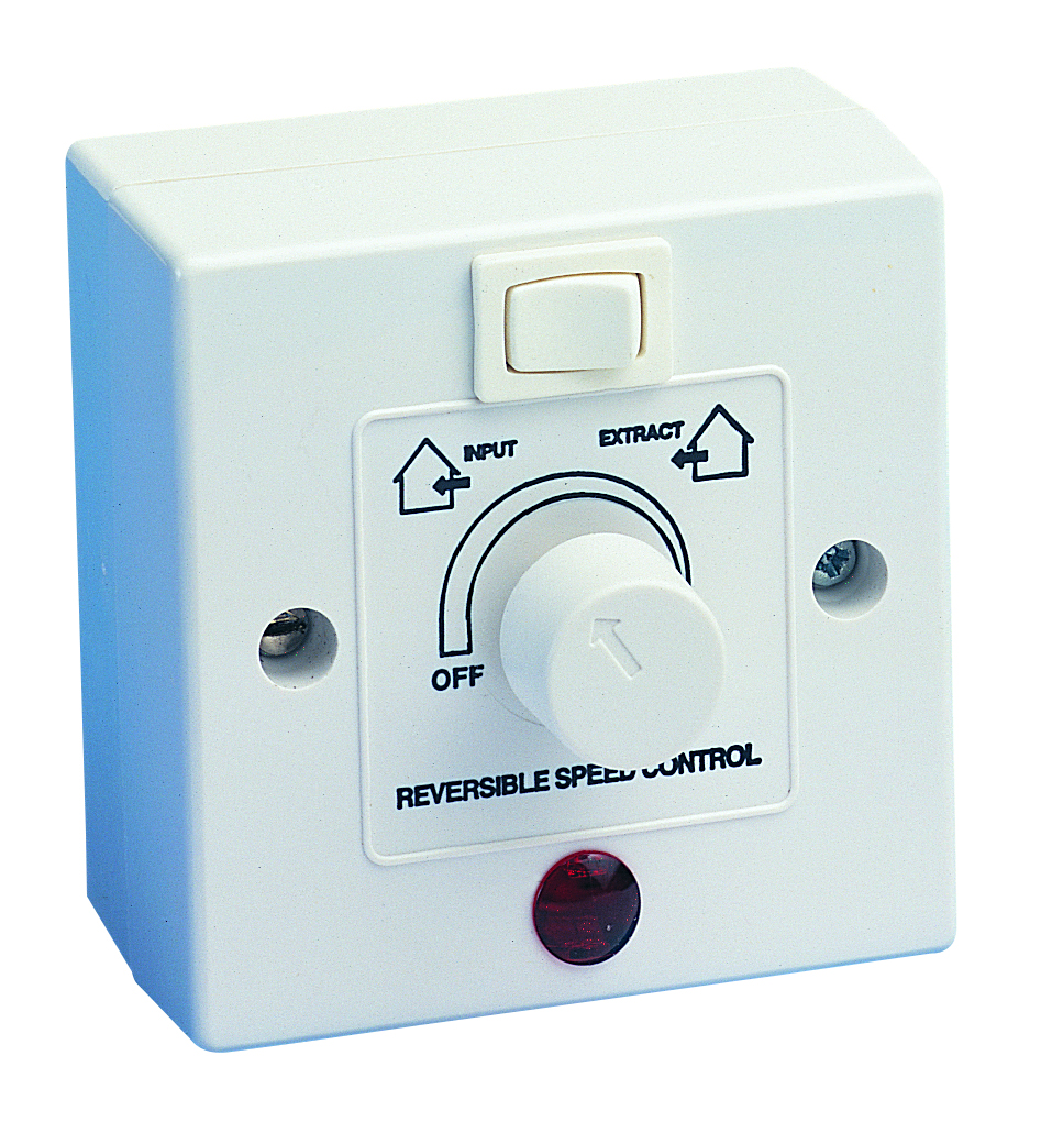Manrose Reversing Variable Fan Speed Controller for 9 & 12 Fans