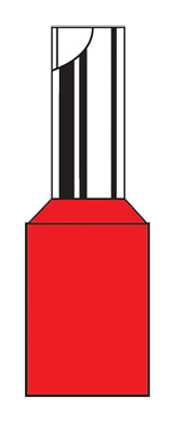 Term Tech 1.5mm Insulated Bootlace Ferrule Red (Pack of 100)