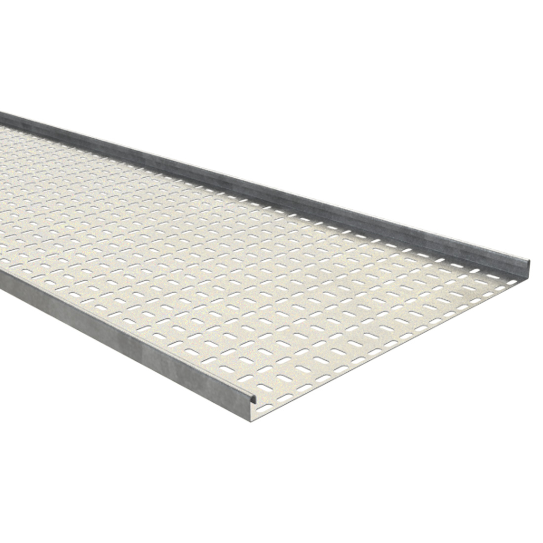Marshall Tufflex Medium Duty 450mm Cable Tray - Pre Galvanised (3m Length)