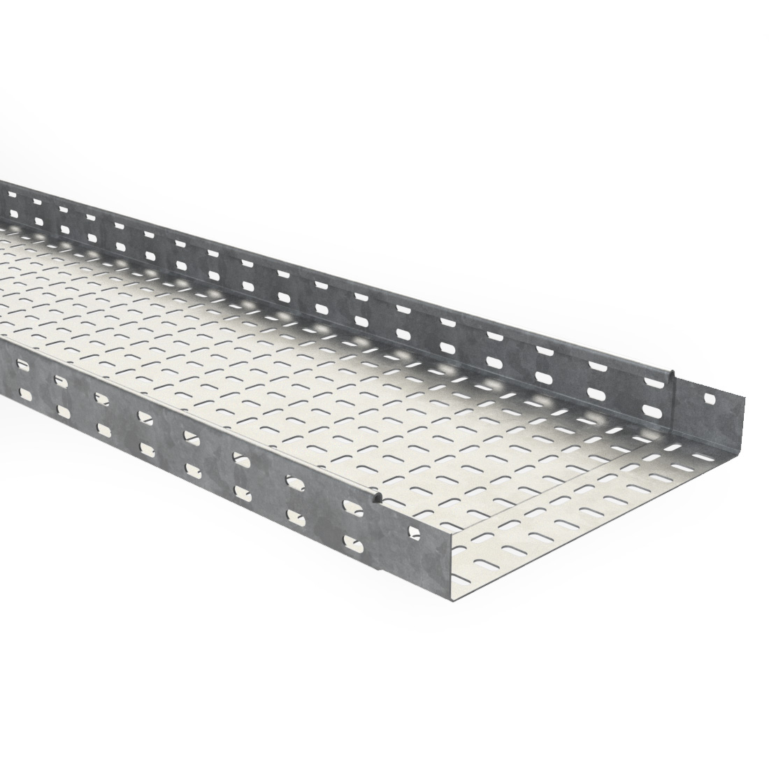 Marshall Tufflex Heavy Duty 225mm Cable Tray - Pre Galvanised (3m Length)