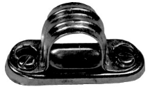 Greenbrook 20mm Spacer Bar Saddle Metal Black PVC Coated