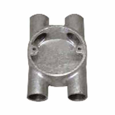 Greenbrook 20mm Galvanised Circular H Box