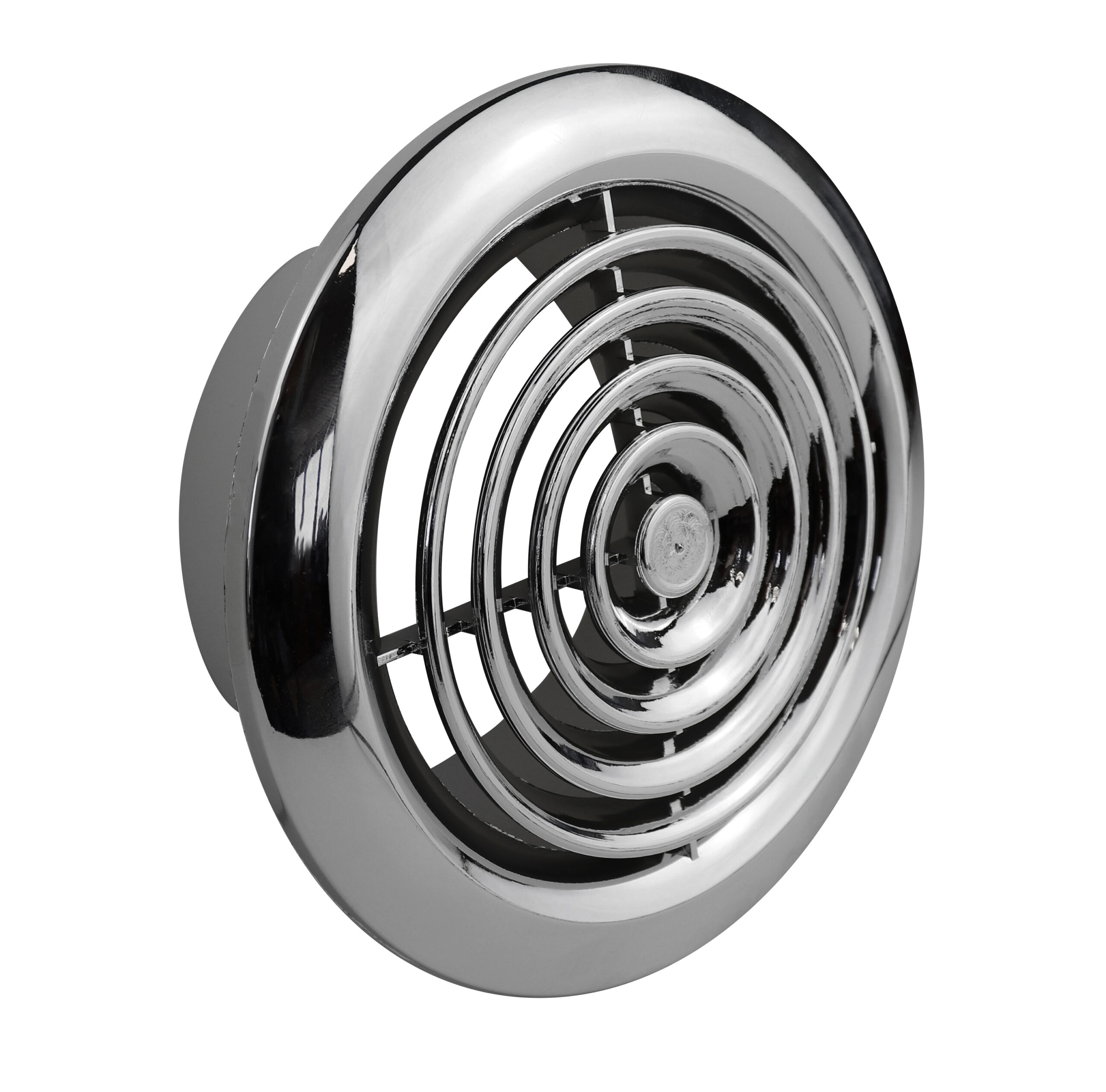 Manrose 125mm Round Internal Ceiling Grille Chrome