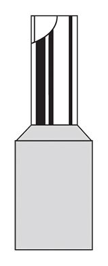 Term Tech 2.5mm Insulated Bootlace Ferrule Grey (Pack of 100)