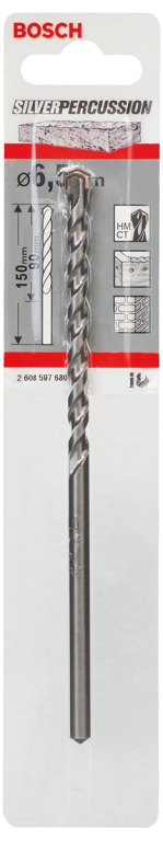 Bosch Expert Cyl-3 6.5mm x 150mm Concrete Drill Bit (Pack of 1)