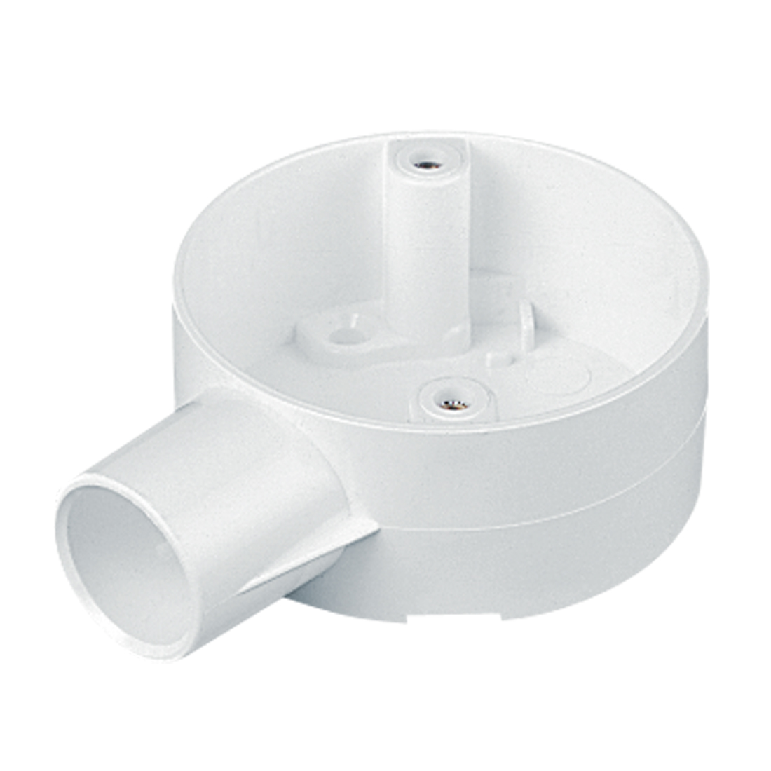 MT 20mm PVC 1 Way Terminal Box White