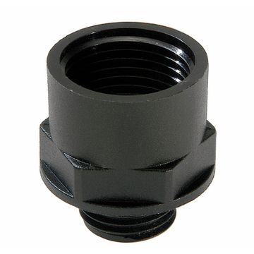 Wiska APM PG21 to M20 Plastic Thread Adaptor Black