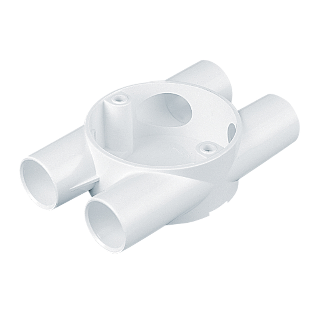 MT 25mm PVC H Box White