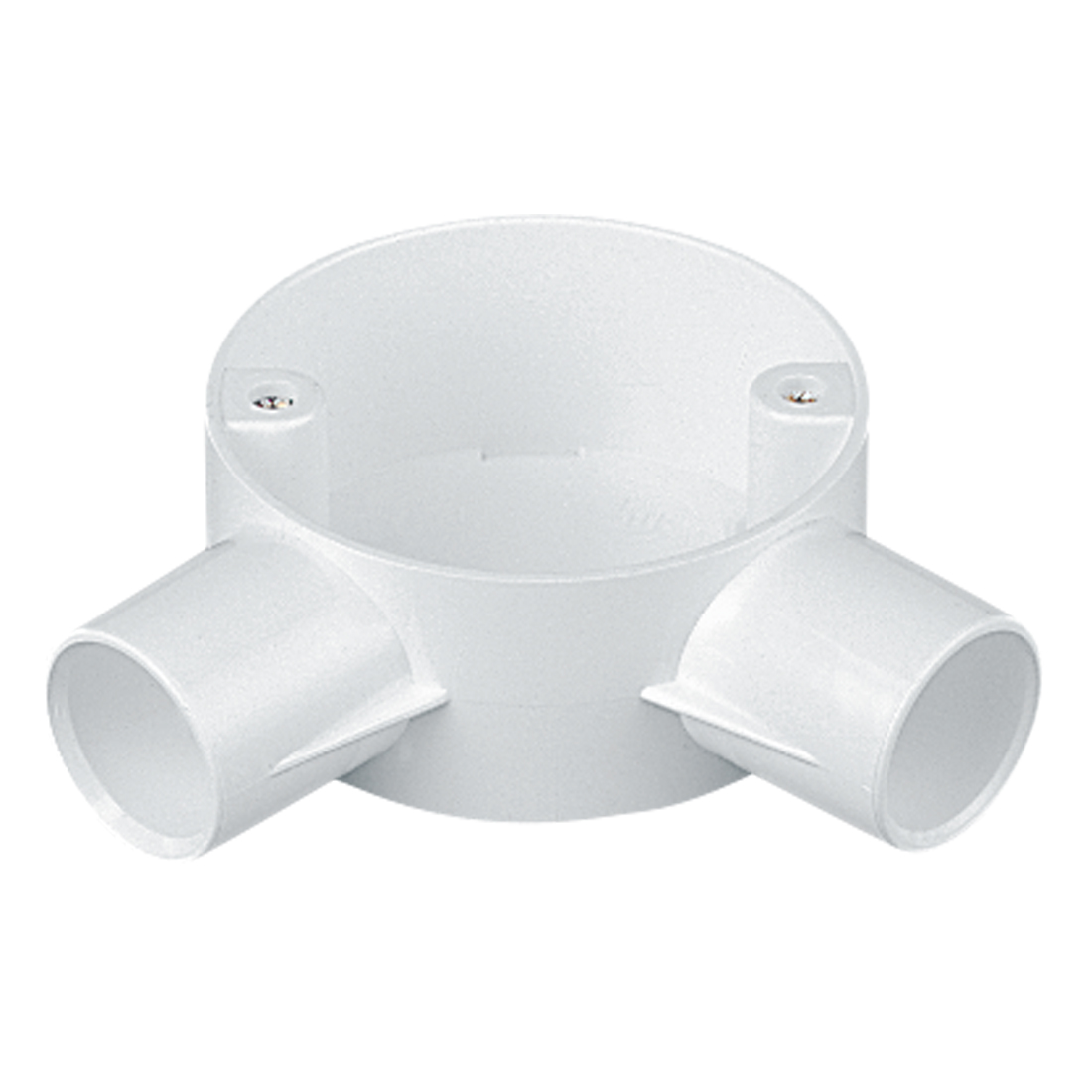 MT 25mm PVC 2 Way Angle Box White