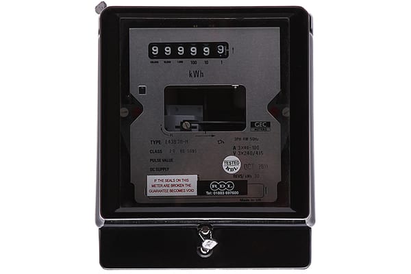 RDL 100A Three Phase Electronic Meter With Digital Cyclometric Display