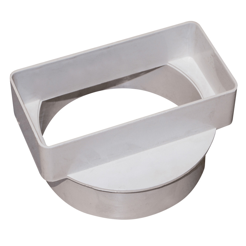 Manrose 110 x 54mm Female Round Rectangular Adaptor