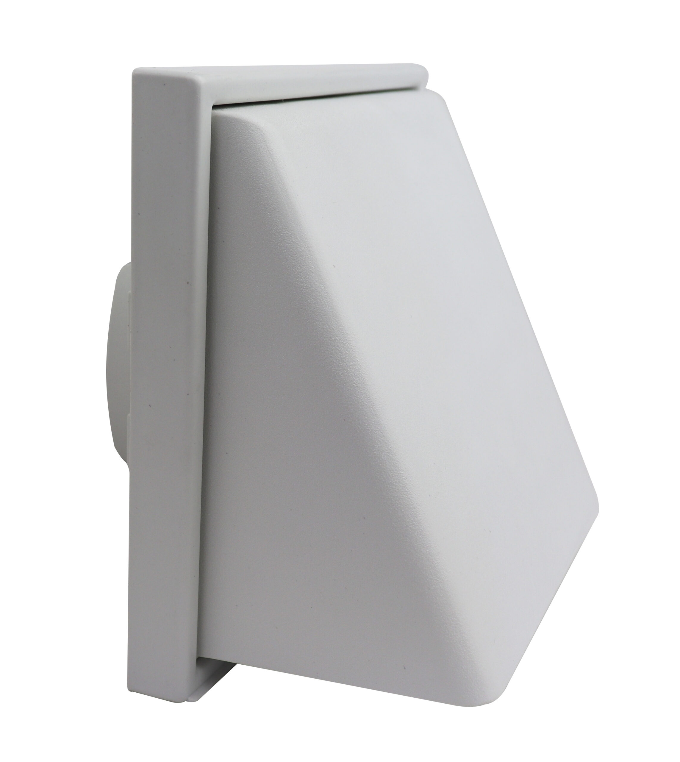 Manrose 100mm Cowled Wall Outlet for Round and Rectangular Ducting White