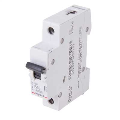 Legrand 40A SP 6kA Type B MCB