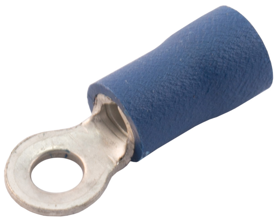 SWA 4.3mm Stud Preinsulated Blue Ring Terminal