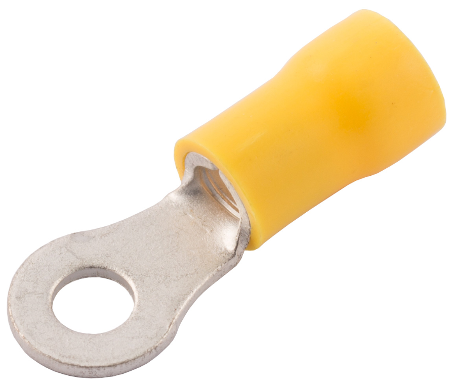 SWA 4.3mm Stud Preinsulated Yellow Ring Terminal