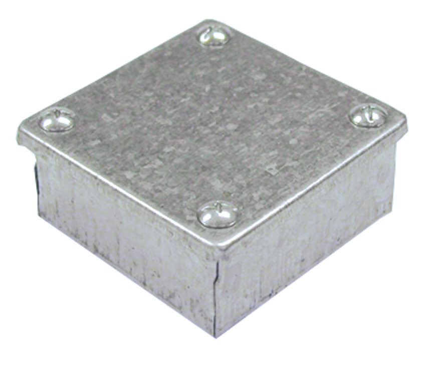 Greenbrook 4x4x1.5 Galvanised Adaptable Box With Knockouts