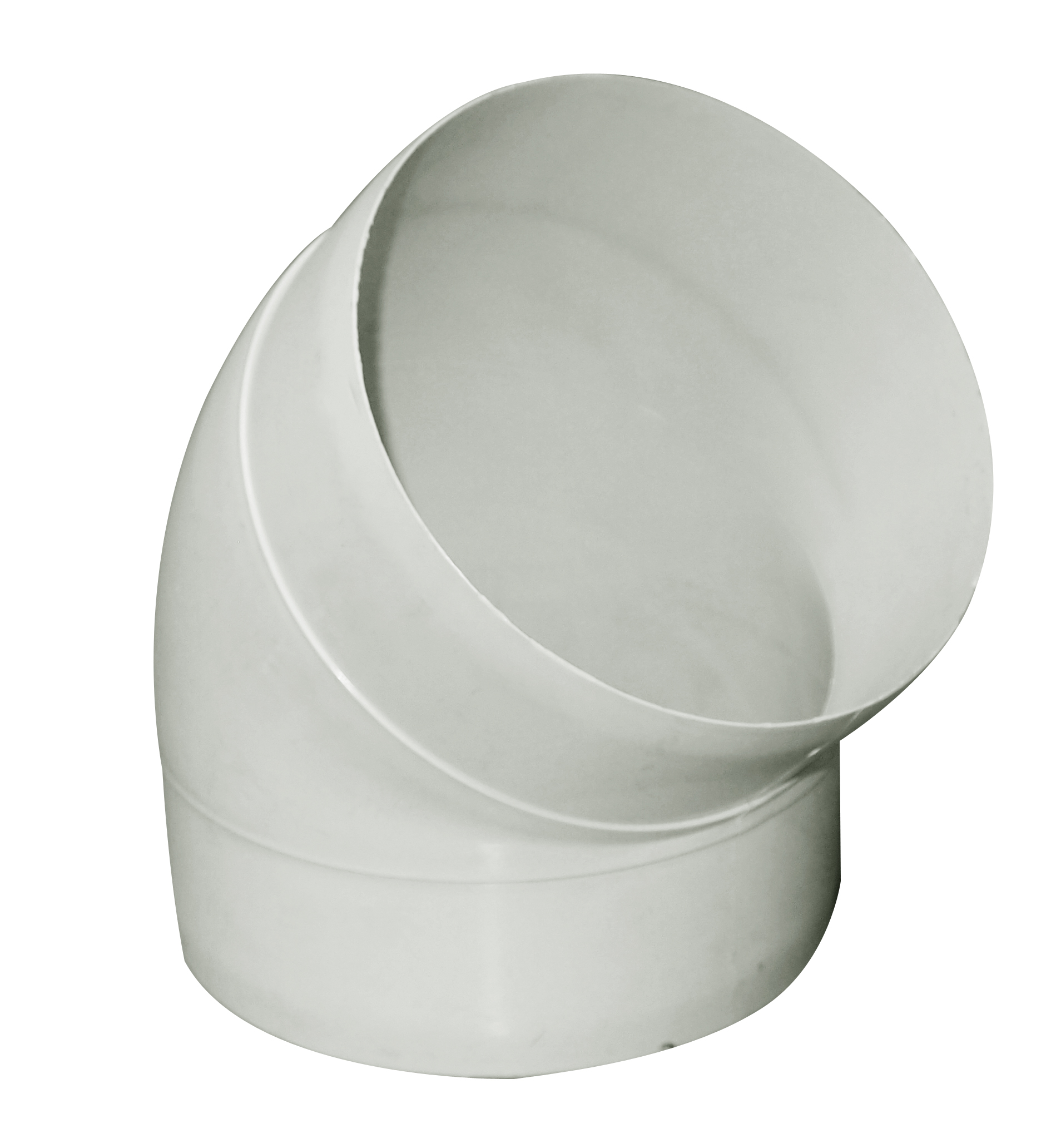 Manrose 100mm 45 Deg Round PVC Pipe Connector