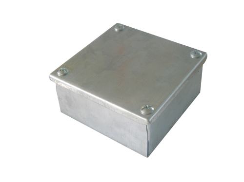 Galvanised 4x4x4 Adaptable Box With Knockouts