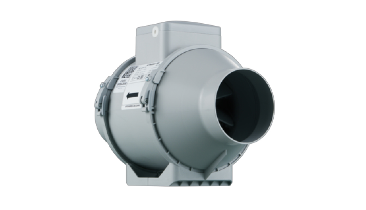 Deta Vimark 100mm Inline Mixed Flow Axial Fan with Timer