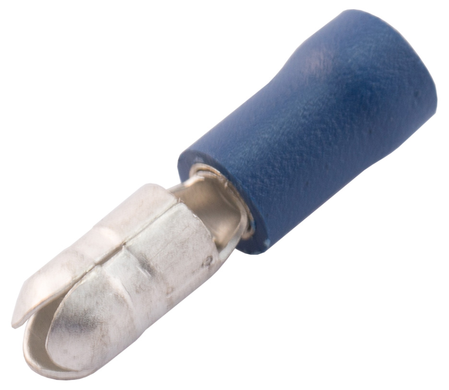 SWA 4.0mm Preinsulated Male Blue Bullet Terminal