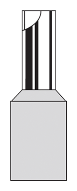 Term Tech 4.0mm Insulated Bootlace Ferrule Grey (Pack of 100)