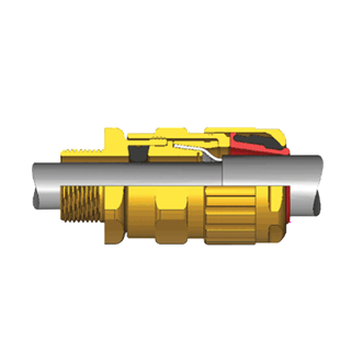 Hawke 20mm 501/453/RAC/O Cable Gland Brass