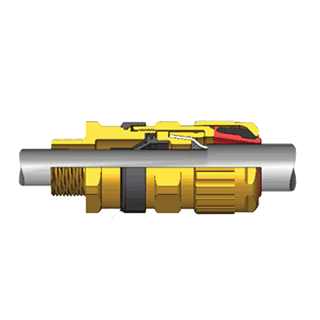 Hawke M20 Brass Flameproof Gland 3.5mm Inner Sheath