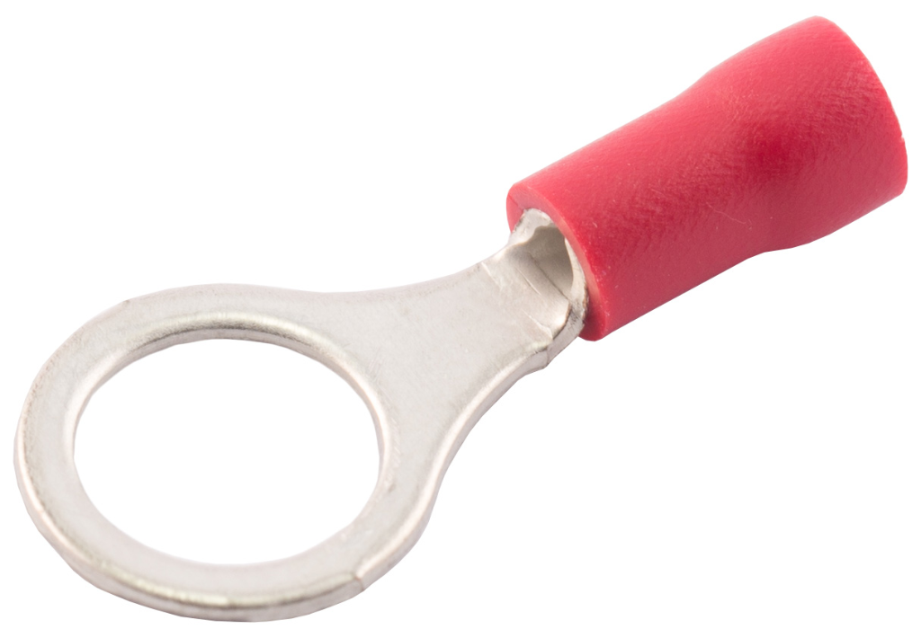 SWA 5.3mm Stud Preinsulated Red Ring Terminal