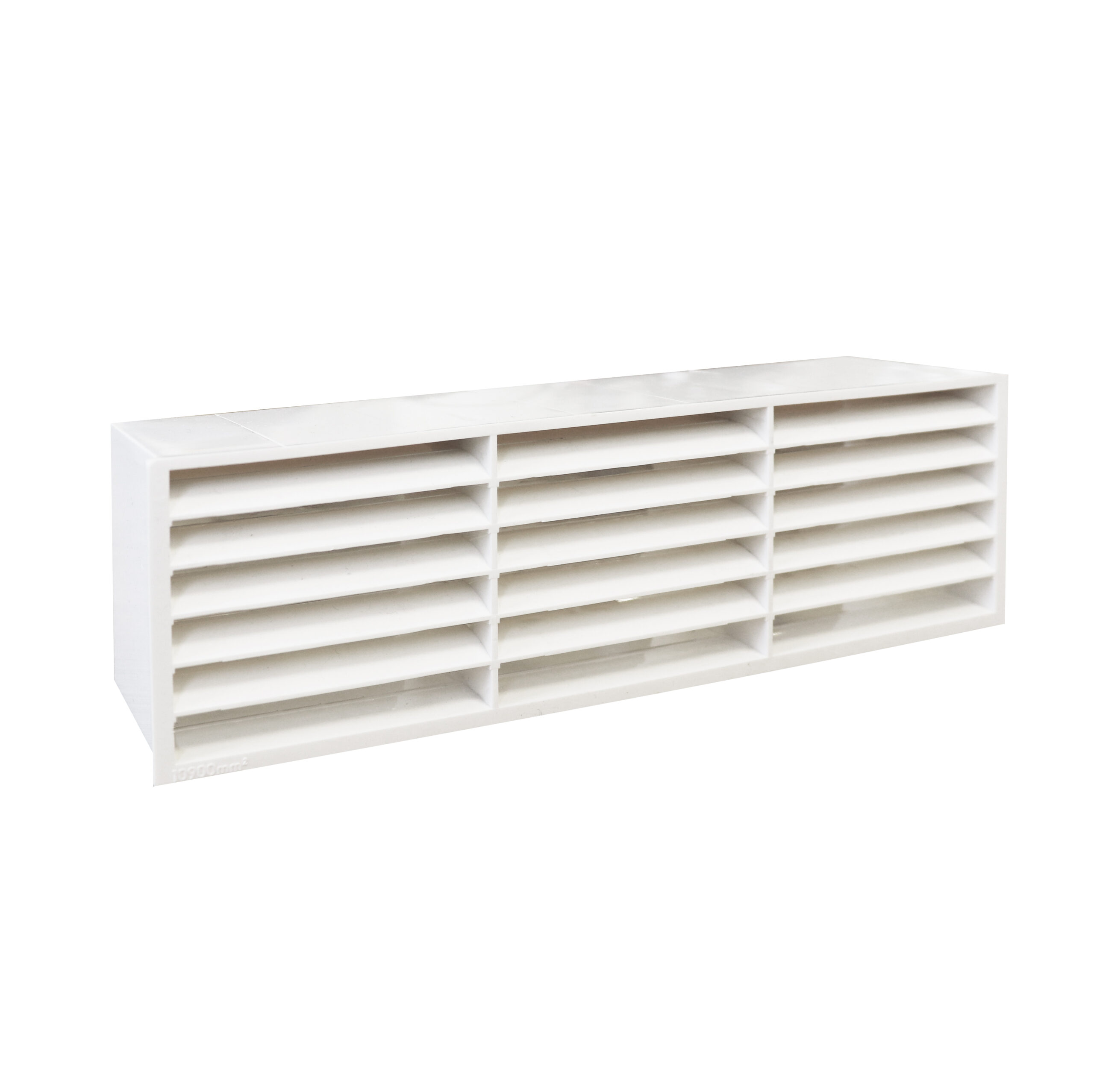 Manrose 204 x 60mm Slimline Low Resistance Airbrick White