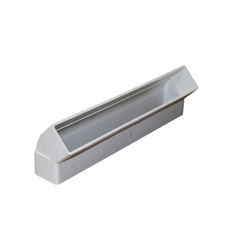 Manrose 204 x 60mm Rectangular Vertical 45 Deg Bend White