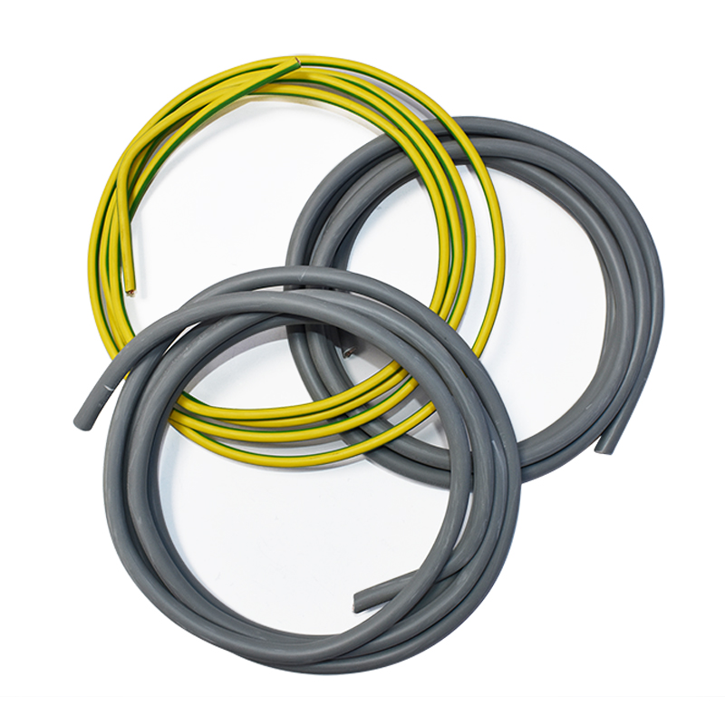 Double Insulated Tails Pack 2 x 2m of 25mm and 2m x 16mm Earth