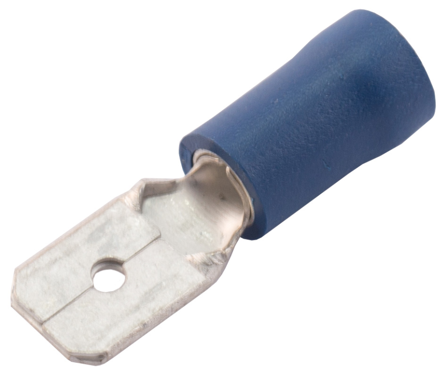 SWA 6.3mm Blue Male Push-On Terminal