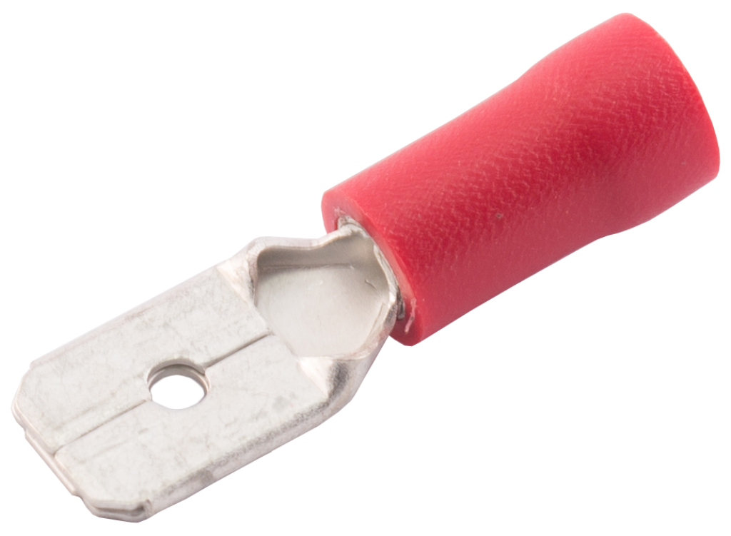 SWA 6.3mm Red Male Push-On Terminal