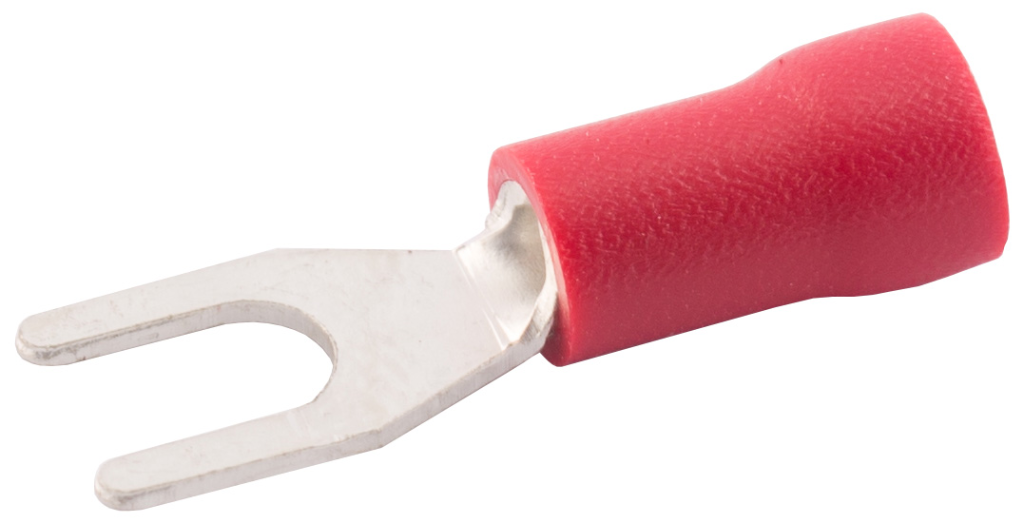SWA 6.5mm Stud Preinsulated Red Fork Terminal