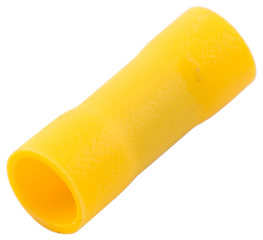 SWA 4-6mm Preinsulated Yellow Butt Splice Through Terminal