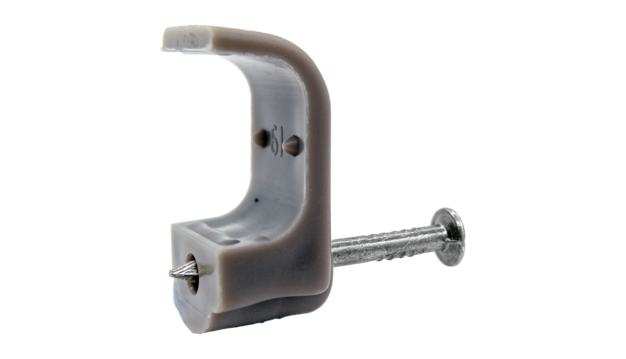 Tower 10.0mm FT&E Clips - Grey (Pack of 100)