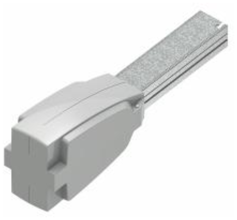 Legrand Zucchini 25/40A 2/4 Conductor Right Hand End Feed Unit with End Cover