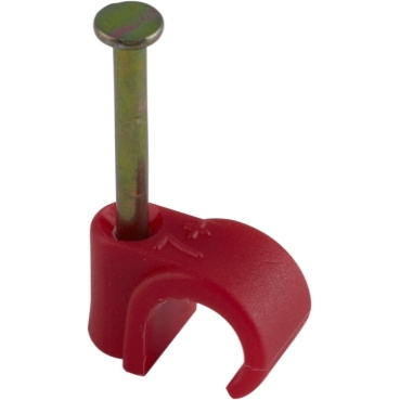 Tower 7-8mm Round Clip - Red (Pack of 100)